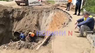 На поврежденном участке водопровода в Николаеве заканчиваются ремонтные работы: сегодня будет вода