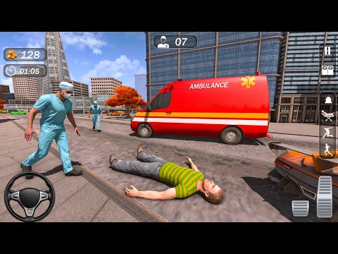 Ambulance City Rescue Simulator - 911 US Emergency Ambulance Driving 3D | Android Gameplay 2025