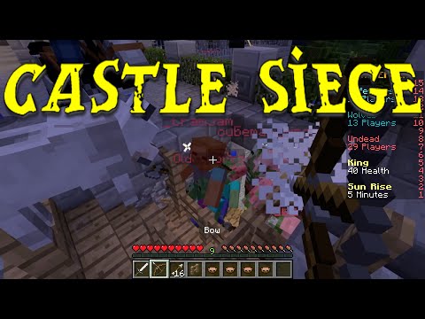 Helms Deep In Minecraft? Castle Siege With Money Hawk! | Minecraft Mini Game!