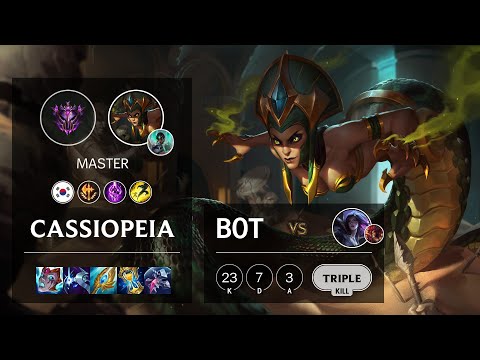Cassiopeia Bot vs Kai'Sa - KR Master Patch 11.16