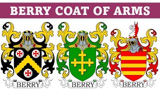Berry Coat of Arms & Family Crest - Symbols, Bearers, History
