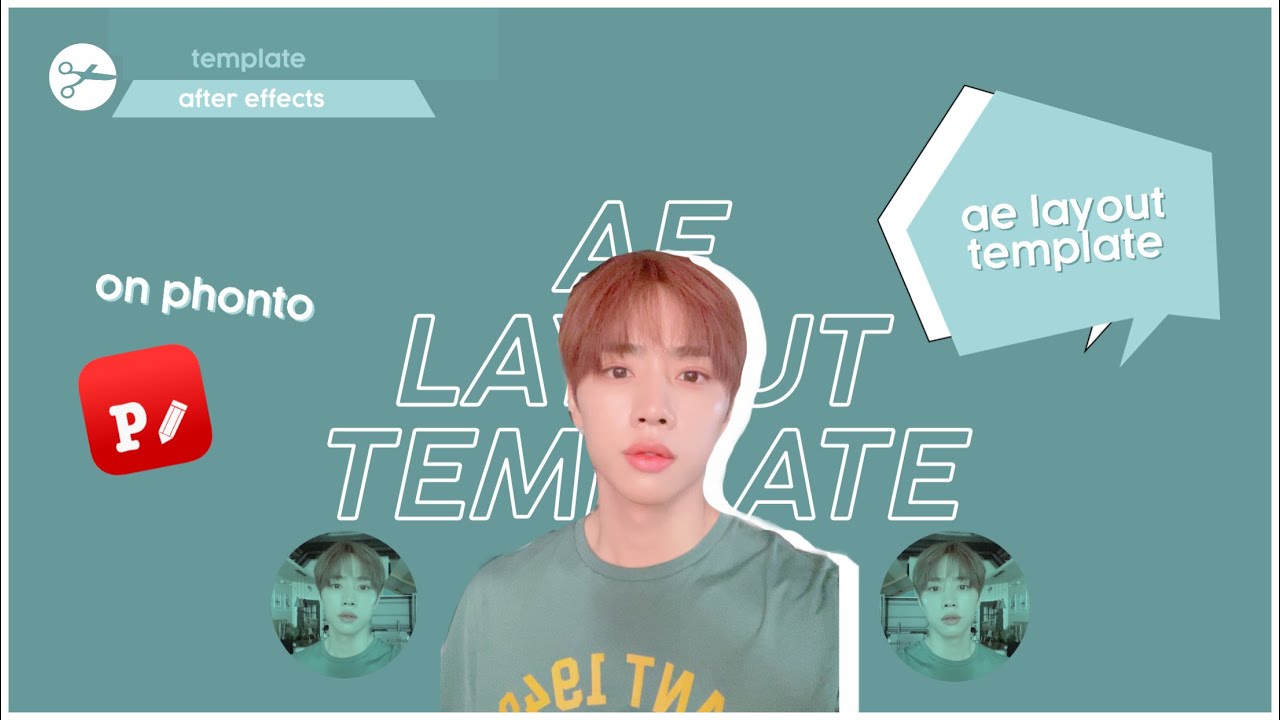 after effects layout template on phonto!