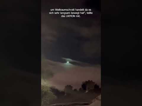 Riesige Feuerkugel über Schottland