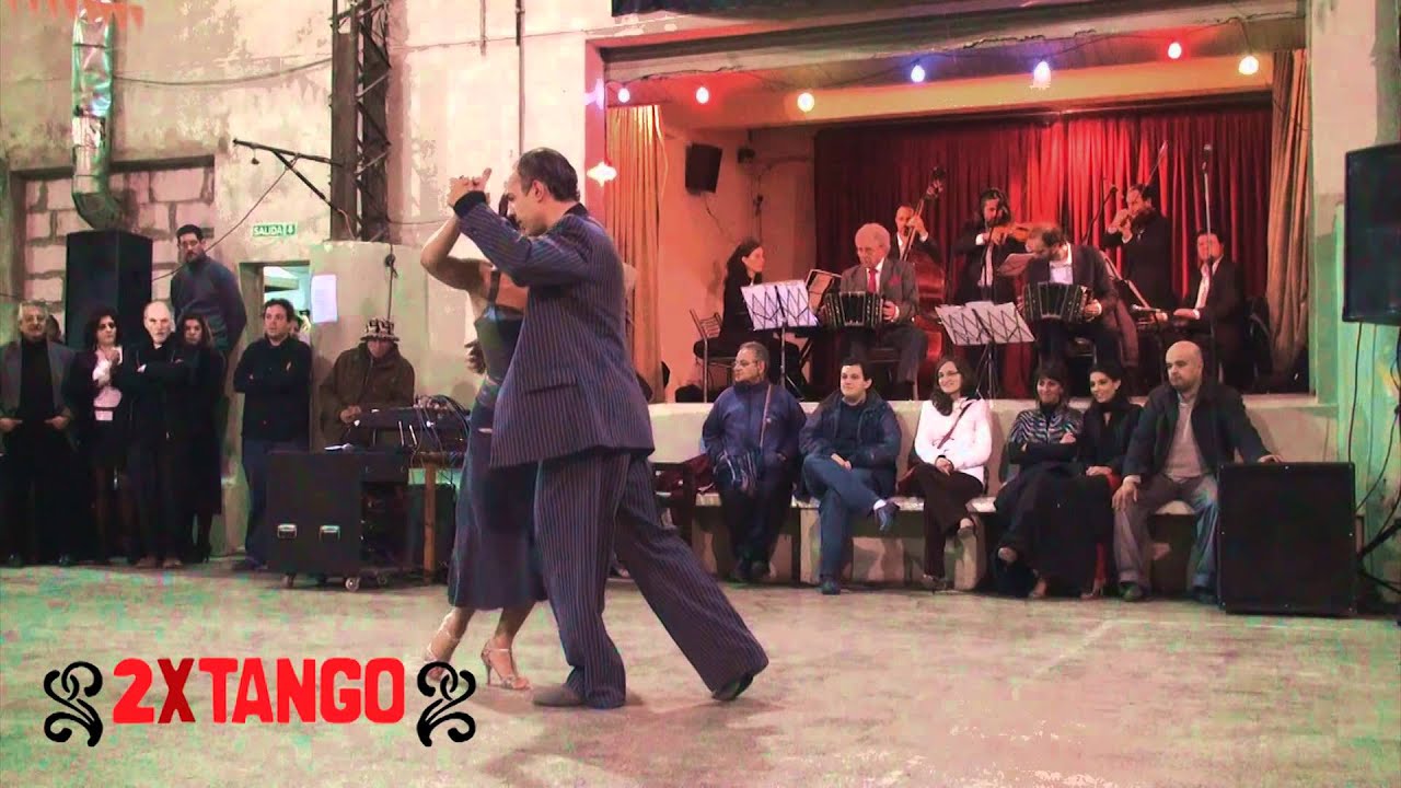 Horacio Pebete Godoy y Karina Colmeiro "Malandraca" en La Milonga del Moran Jun 2011