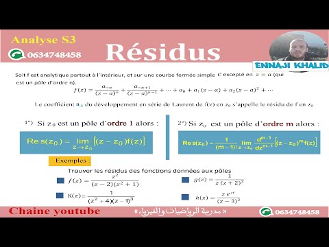 Calculation of residuals and examples Analysis S3