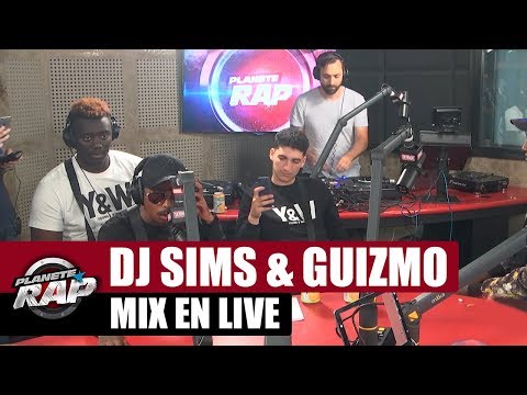 DJ Sims & Guizmo  - Mix en live #PlanèteRap