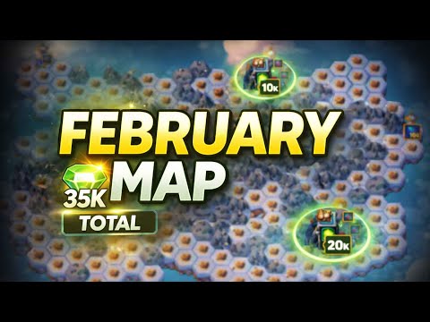 February Map Leaked! Best Routes & Emerald Strategy | Mysterious Island Map