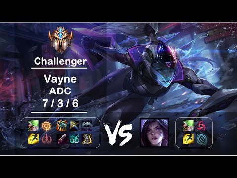 [4K] KR Challenger ADC Vayne vs Kai'Sa Ep.1540