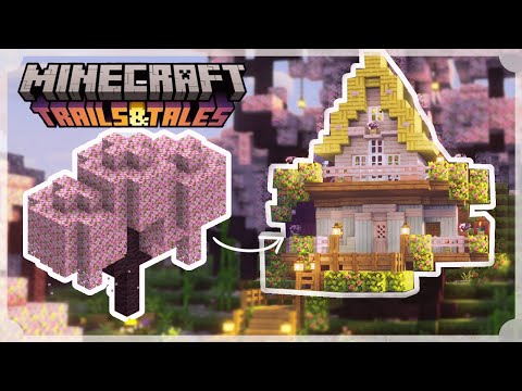 Arichoo - Minecraft | Building in the New Cherry Blossom Biome 🌸
