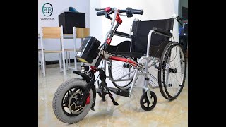 how to turn manual wheelchair to electric wheelchair