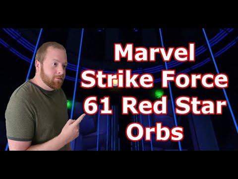 Marvel Strike Force - 61 Red Star Orbs - MSF