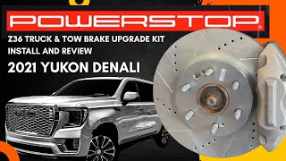 2021-24 Yukon/Tahoe Powerstop Z36 Truck & Tow Brake Upgrade Kit