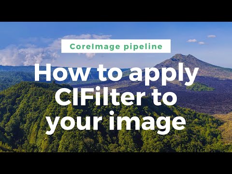 #1 | Applying CIFilter to your image