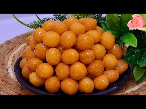 Luqaimat Recipe || Most popular Arabian Sweet Recipe || Crispy & Juicy balls || Dessert Recipes