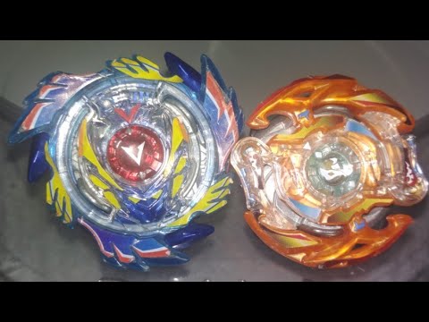 BATTLE : God Valkyrie .6V. Rb VS Blaze Ragnaruk. 4C.Fl - Beyblade Burst Evolution/God Series