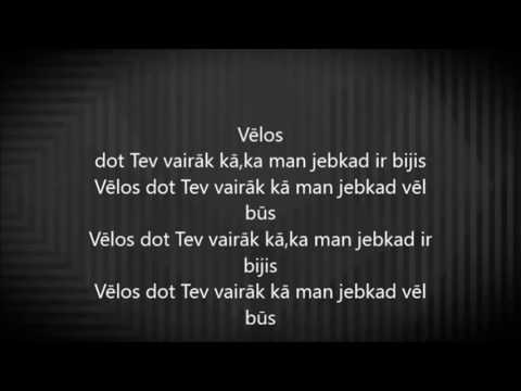 Reiks ft Jānis Krūmiņš - Vēlos (LYRICS)