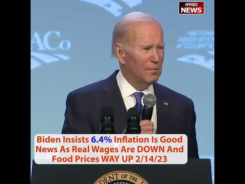 Biden Insists 6.4% Inflation Is Good News As Real Wages Are DOWN And Food Prices WAY UP