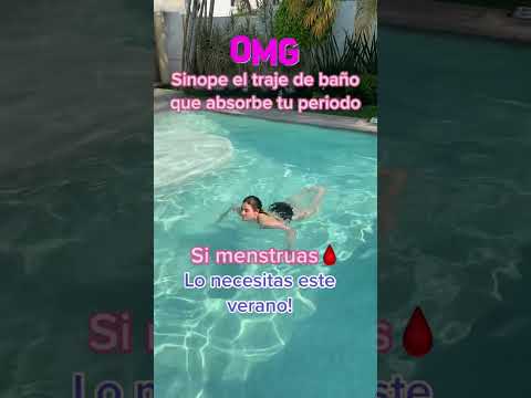 thumbnail video image 2 of Traje De Baño Absorbente Para Periodo Luna Segura Biniki Sinope, 2 of 2