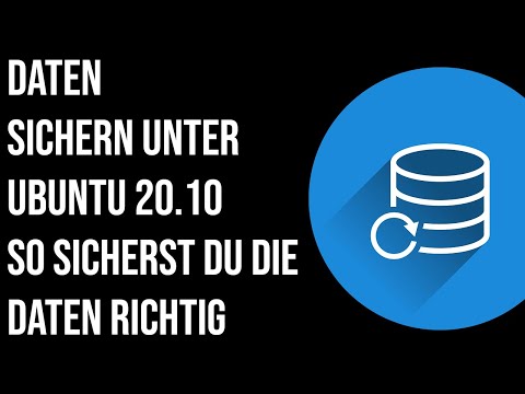 Backup #Sicherung #Datensicherung unter Ubuntu 20 10 einrichten und verwalten Linux für Einsteiger
