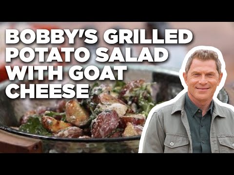 Bobby Flay's Grilled Potato Salad with Goat Cheese | Bobby Flay's Barbecue Addiction | Food Network