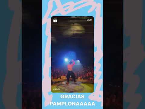 Camilo Agradece APOYO de PAMPLOMA #españa | #viral #camilo #tribulovers #shorts #montaner #evaluna