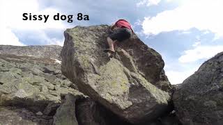 Video thumbnail of Sissy dog, 8a. Gottardo