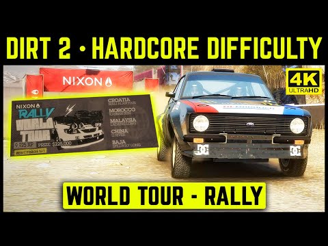 DIRT 2 - WORLD TOUR RALLY - HARDCORE DIFFICULTY - 4K