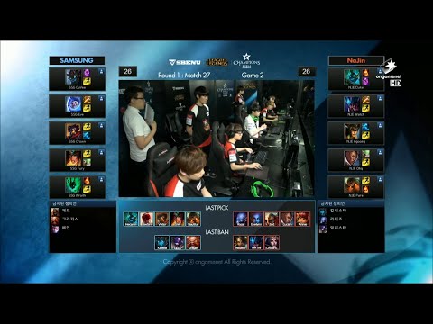 NJE vs SSG Game 2 Highlights - NAJIN E-MFIRE vs SAMSUNG GALAXY - W4 LCK Champions Korea Summer 2015