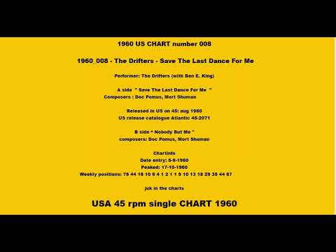 1960 # 008   The Drifters   Save The Last Dance For Me