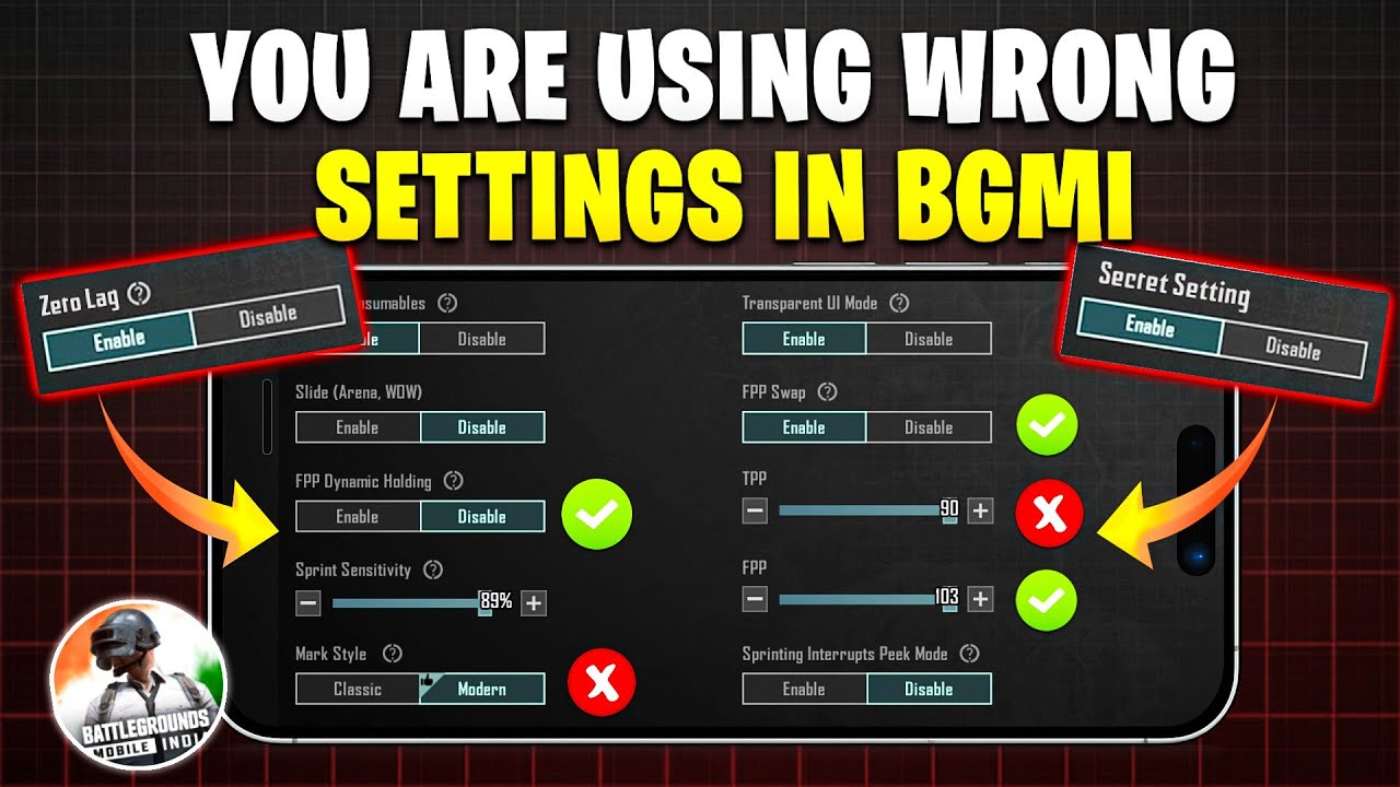 BGMI All New Basic & Advance SETTINGS/CONTROLS | Perfect BGMI Settings Guide | BGMI / Pubg Mobile