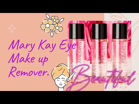 How to Use Eye Make Up Remover by MAry Kay. Try it To Believe it.