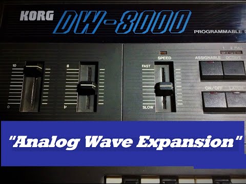Korg DW-8000 -  Synth King  "Analog Wave Expansion"