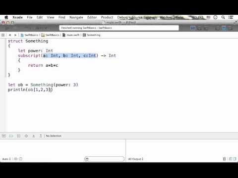 Multiple Input Parameters Subscripts in Swift