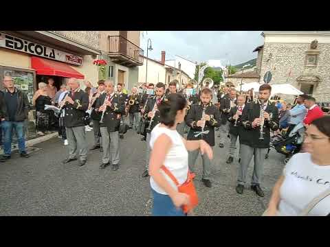 Marcia Cuore Abbruzzese Banda di Ailano 16/8/23 Collelongo Festa di San Rocco