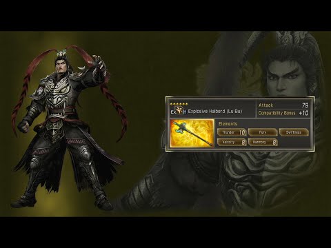 Lu Bu 6th Weapon Explosive Halberd - DW8XLCE PS3