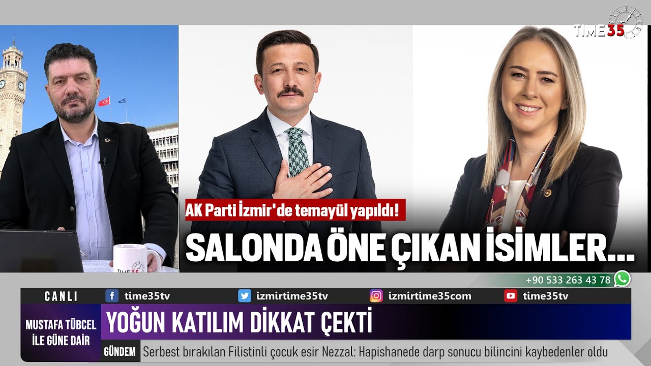 AK Parti İzmir'de temayül yapıldı! Salon da Öne çıkan iki isim....