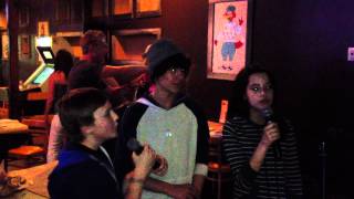 Annette, Kade and Carter singing Firework.