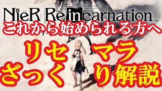 これから始められる方へ、ストーリー進めなくてもすぐリセマラできるところまで、ざっくり紹介します【NieR Re[in]carnation】