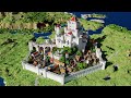 Minecraft Timelapse | Fantasy Medieval Castle - Nimbarad | Survival World Map Download