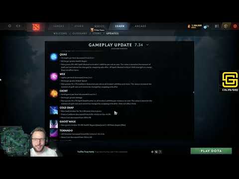 Waga checks Invoker changes in Dota 2 7 34