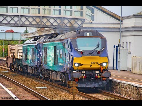 68034 and 68016 on the Nuclear Flasks, 27th September 2017