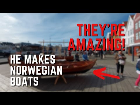 This guy creates authentic handmade Norwegian boats out of wood... and they're INSANE