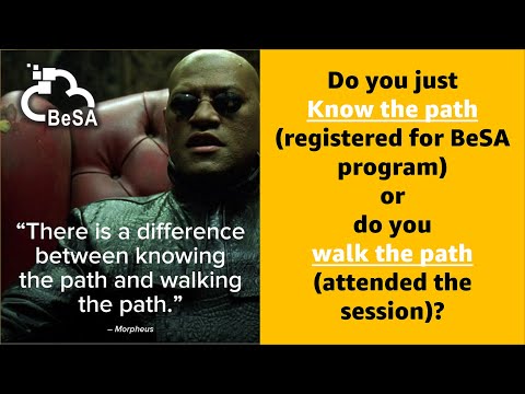 Introduction to BeSA | Cloud Practitioner Track | Well Architected Track | Behavioural Track