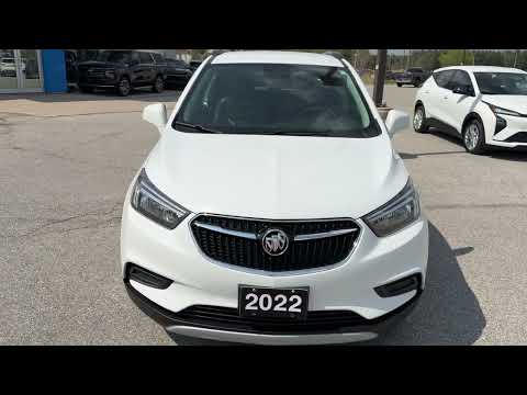2022 Buick Encore Preferred AWD in White for sale at Ernie Dean Chevrolet Buick GMC Ltd. in Alliston, ON