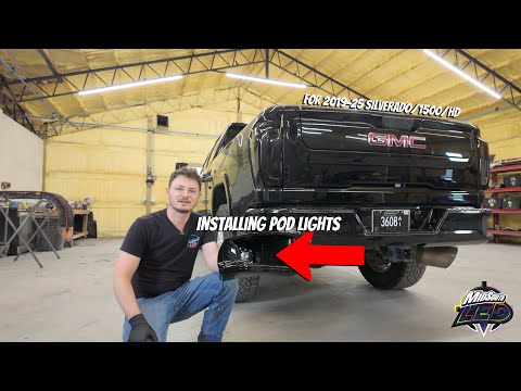 (PodHoles) Reverse Lights for your 2019-2025 silverado or Sierra install video