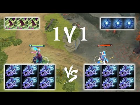 Death Prophet vs Cristal Maiden | 30 Level Moon Shard | Who'll Beat