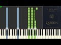 Show Must Go On(Queen) - Piano Tutorial With Notes