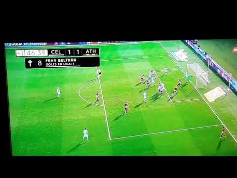 Gol de Fran Beltrán| Gol del Celta| Celta-Bilbao| 1-1| 7/1/2019