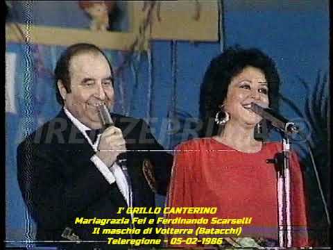 I'Grillo canterino Mariagrazia Fei Ferdinando Scarselli Il maschio di Volterra Teleregione 05 02 86