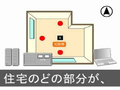 住宅の動的耐震診断の紹介